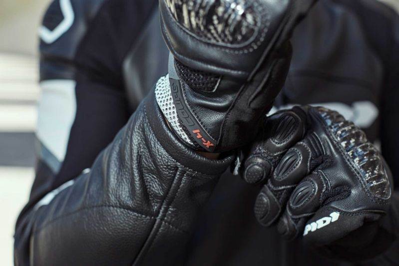 Slika Ljetne sportske motorističke rukavice Spidi X4 Coupé, crne/narančaste