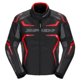 Slika Sportska motoristička jakna Spidi Race Evo H2Out, crna/crvena
