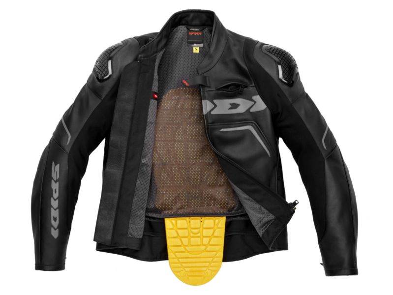 Slika Sportska kožna motoristička jakna Spidi Evorider 2, crna
