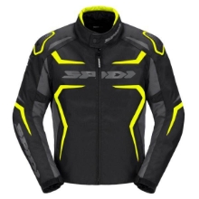 Slika Športna motoristična jakna Spidi Race Evo H2Out, črna/rumena