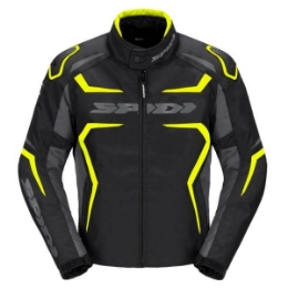Slika Sportska motoristička jakna Spidi Race Evo H2Out, crna/žuta