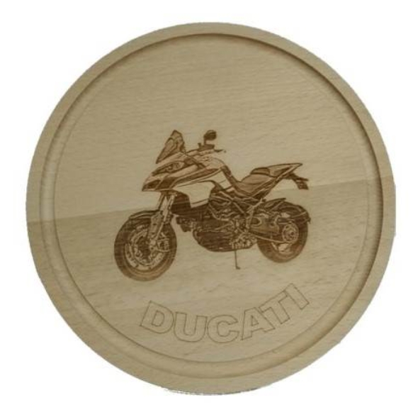 Slika Ukrasna drvena ploča s moto motivom