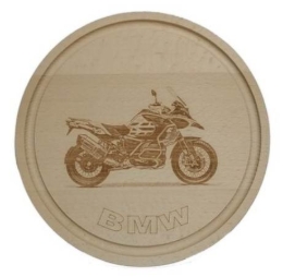 Slika Ukrasna drvena ploča s moto motivom