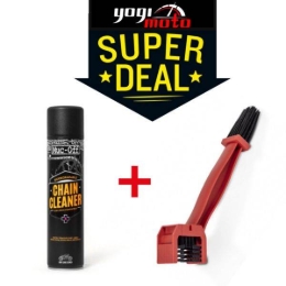 Slika Paket za čišćenje lanca motora Muc-Off s četkom (sredstvo za čišćenje 650 400 ml + četka)