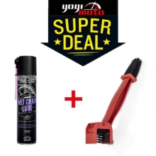 Slika Paket za mazanje verige motorja Muc-Off s krtačo (mazivo 400 ml + krtača)