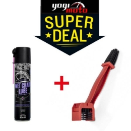 Slika Paket za podmazivanje lanca motora Muc-Off s četkom (mazivo 611 400 ml + četka)