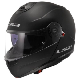 Slika Flip up kaciga LS2 Strobe II Matt (FF908), crna