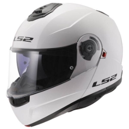 Slika Flip up kaciga LS2 Strobe II Gloss (FF908), bijela