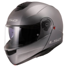 Slika Flip up kaciga LS2 Strobe II Gloss (FF908), crna
