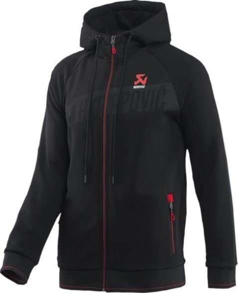 Slika Sportska vesta s kapuljačom i patentnim zatvaračem Akrapovič Corpo Zip Hoodie