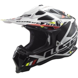 Slika Motokross kaciga LS2 Subverter EVO II Stomp (MX700), bijela/crna