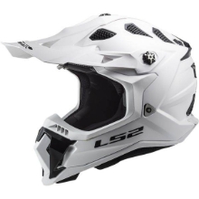 Slika Motokros čelada LS2 Subverter EVO II Gloss (MX700), bela