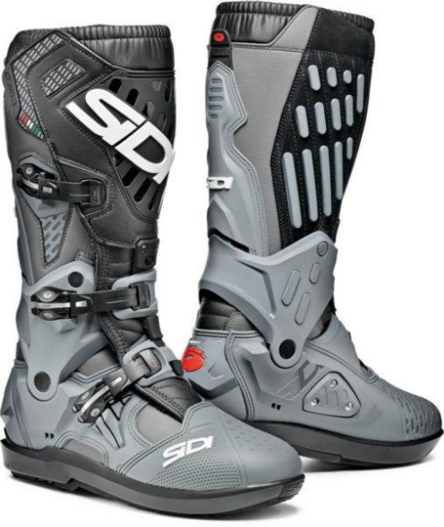 Slika Premium motocross čizme SiDI Atojo SRS, sive/crne