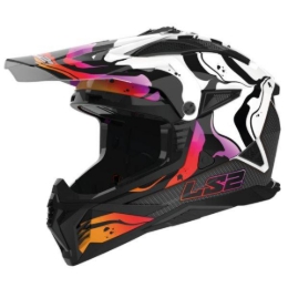 Slika Motocross kaciga LS2 Fast EVO II Wash (MX708), bijela/crna