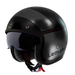 Slika Retro jet kaciga MT Helmets Le Mans 2 SV S Quality, crna/siva