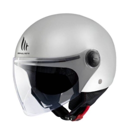 Slika Jet kaciga za skuter MT Helmets Street S Gloss, bijela