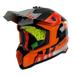 Slika Motocross kaciga MT Helmets Falcon Arya, narančasta