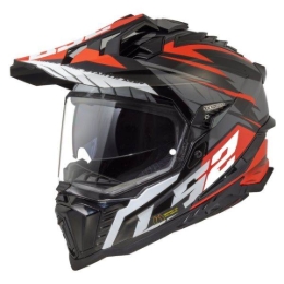 Slika Enduro kaciga za motor LS2 Explorer Spire (MX701), crna/crvena