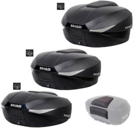 Slika Podesiv kofer za motor Shad SH58X Premium Smart Lock (46-58 L) s naslonom