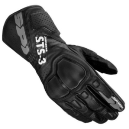 Slika Sportske kožne rukavice za motor Spidi STS-3, crne