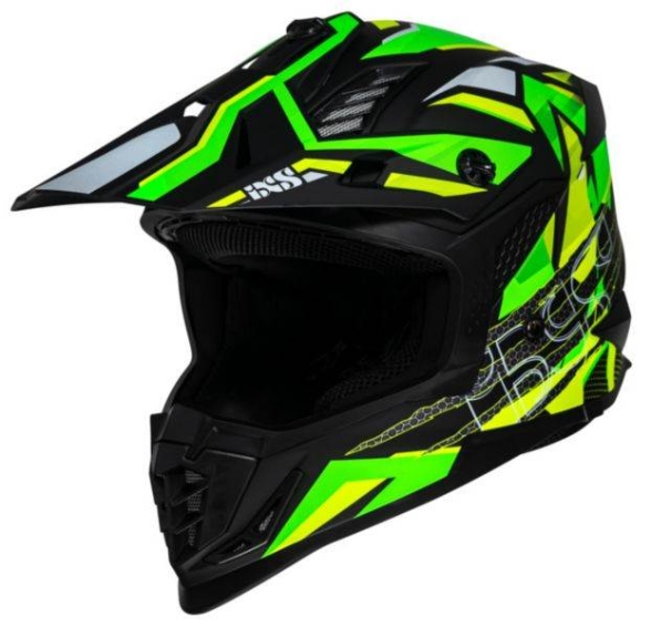 Slika Motocross kaciga iXS363 2.0, žuta/zelena