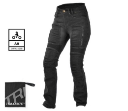Slika Ženske moto traperice Trilobite Parado 661 - regular fit, crne
