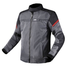 Slika Poletna motoristična jakna LS2 Riva 2in1, siva/rdeča