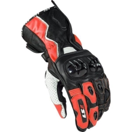 Slika Sportske motorističke rukavice LS2 Swift, crne/crvene