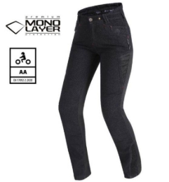 Slika Ženske motorističke tajice Trilobite Omnia 2267 – slim fit, crne