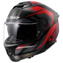 Slika Motoristična čelada LS2 Stream II Fury (FF808), črna/rdeča