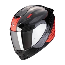 Slika Motoristična čelada Scorpion EXO-1400 EVO II Air Luma, črna/rdeča