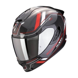 Slika Karbonska kaciga za motor Scorpion EXO-1400 EVO II Air Mirage, crna/crvena