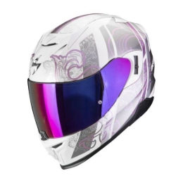 Slika Kaciga za motor Scorpion EXO-520 EVO Air Fasta, bijela/ljubičasta