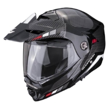 Slika Enduro preklopna motoristična čelada Scorpion ADX-2 Camino, črna/srebrna