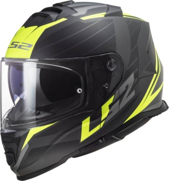 Slika Kaciga za motor LS2 Storm II Nerve (FF800), crna/žuta