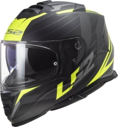Slika Kaciga za motor LS2 Storm II Nerve (FF800), crna/žuta