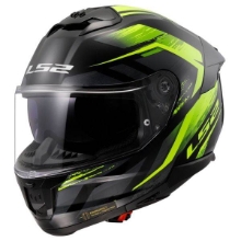 Slika Motoristična čelada LS2 Stream II Fury (FF808), črna/rumena