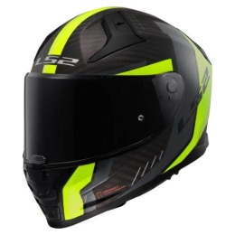 Slika Karbonska kaciga za motor LS2 Vector II Grid (FF811), crna/žuta
