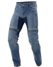Slika Motoristične jeans hlače Trilobite Parado Mono Layer 2461 - slim fit, modre