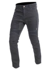 Slika Motoristične jeans hlače Trilobite Parado Mono Layer 2461 - slim fit, črne