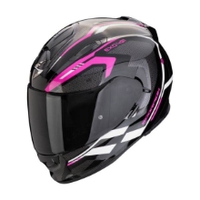Slika Motoristična čelada Scorpion EXO-491 Kripta, črna/roza