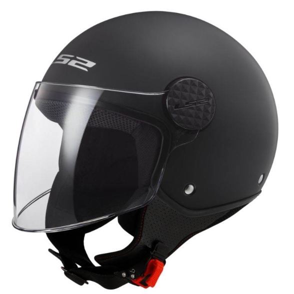 Slika Jet kaciga za skuter LS2 Sphere II Matt (OF558), mat crna