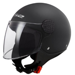 Slika Jet kaciga za skuter LS2 Sphere II Matt (OF558), mat crna