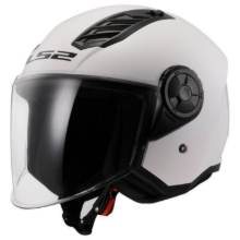 Slika Jet čelada za skuter LS2 Airflow II Gloss (OF616), bela