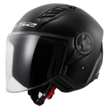 Slika Jet čelada za skuter LS2 Airflow II Gloss (OF616), črna