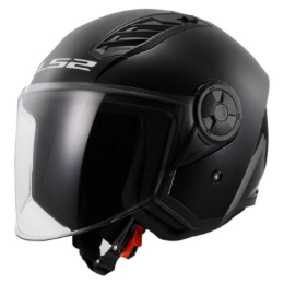 Slika Jet kaciga za skuter LS2 Airflow II Gloss (OF616), crna