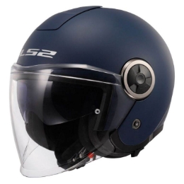 Slika Jet kaciga za skuter LS2 Classy Navy Blue (OF620), plava
