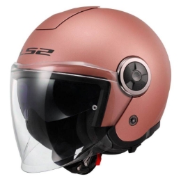 Slika Jet kaciga za skuter LS2 Classy Gold Pink (OF620)