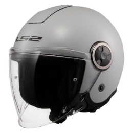 Slika Jet kaciga za skuter LS2 Classy Pearl Grey (OF620), siva