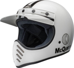 Slika Retro motocross čelada BELL Moto-3 Steve McQueen Edition